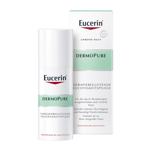 Eucerin dermopure увлажняющий успокаивающий крем для проблемной кожи 50 мл