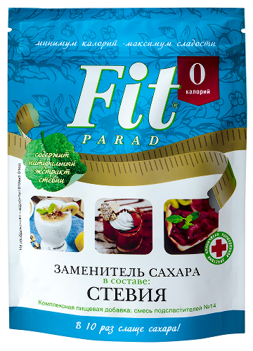 ФитПарад № 14 столовый подсластитель 150 гр дойпак