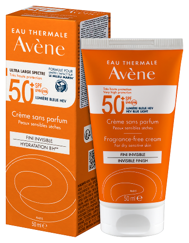 Avene крем солнцезащитный spf 50+ без отдушек 50 мл