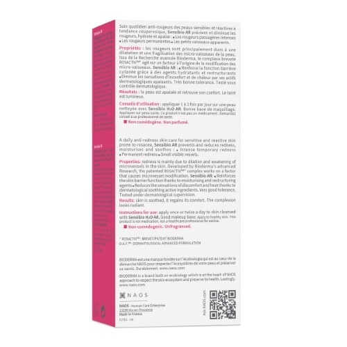 Bioderma Sensibio крем AR увлажняющий для чувствительной кожи лица с покраснениями 40 мл