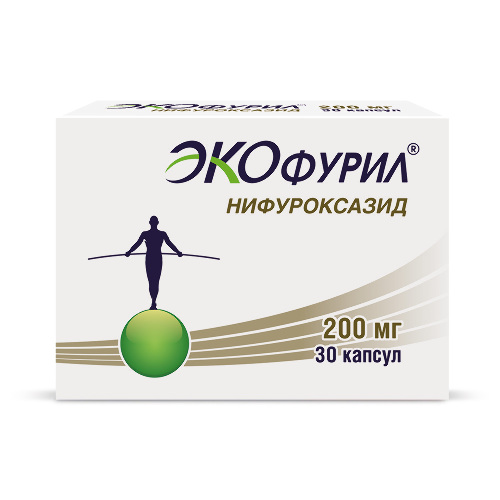 Экофурил 200 мг 30 шт. капсулы