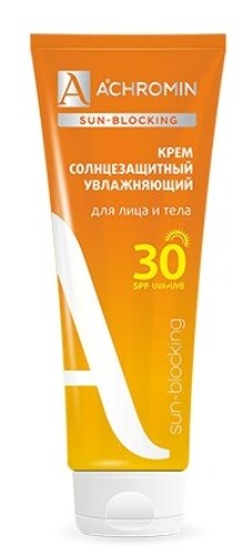 Купить Achromin sun-blocking солнцезащитный крем для лица и тела spf30 250 мл цена