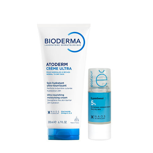 Набор BIODERMA ATODERM КРЕМ УЛЬТРА 200МЛ/ТУБА + ETAT PUR СЫВОРОТКА С D-ПАНТЕНОЛОМ 5% 15МЛ