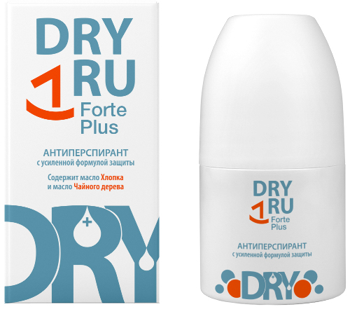 Dry ru forte plus дезодорант-антиперспирант с усиленной формулой защиты 50 мл