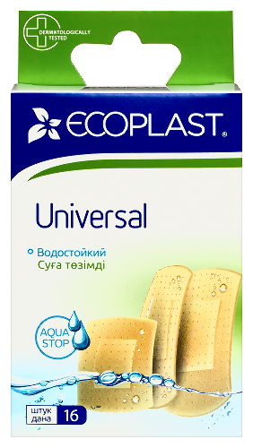 ECOPLAST НАБОР ПЛАСТЫРЕЙ МЕД ПОЛИМЕР UNIVERSAL N16