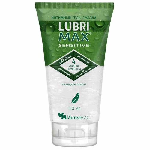 Lubrimax sensitive гель-смазка интимный 150 мл