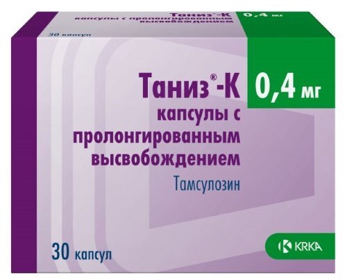 Купить Таниз-к 0,4 мг 30 шт. капсулы с пролонгированным высвобождением цена