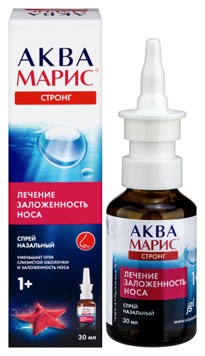 Аква марис спрей назальный стронг 30 мл