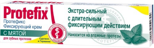 Protefix фиксирующий крем экстра-сильный с мятой 47 гр