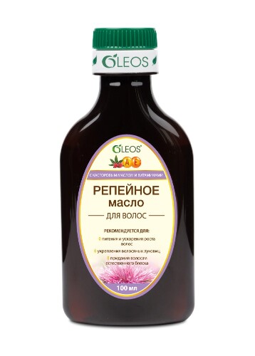 Oleos масло репейное с касторовым маслом и витаминами 100 мл