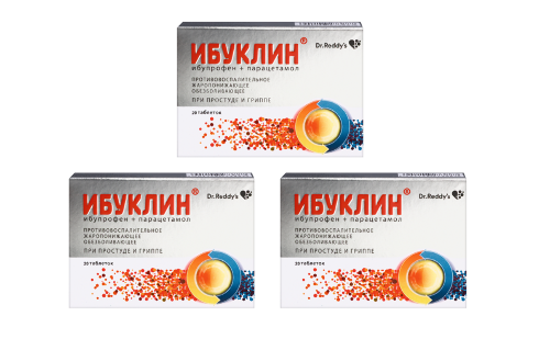 Набор Ибуклин 20 шт. табл из 3 уп со скидкой