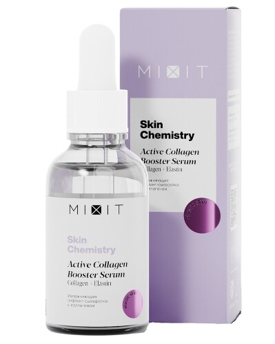 Mixit skin chemistry лифтинг-сыворотка с коллагеном увлажняющая 30 мл