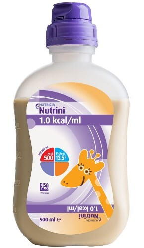 Купить Нутрини смесь жидкая для энтерального питания детей 500 мл цена