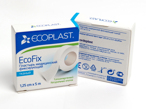 Купить Ecoplast пластырь медицинский фиксирующий текстильный ecosilk plus 2,5x5 цена