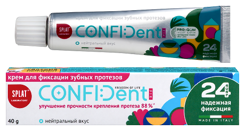 КРЕМ ДЛЯ ФИКСАЦИИ ЗУБНЫХ ПРОТЕЗОВ CONFIDENT FIX