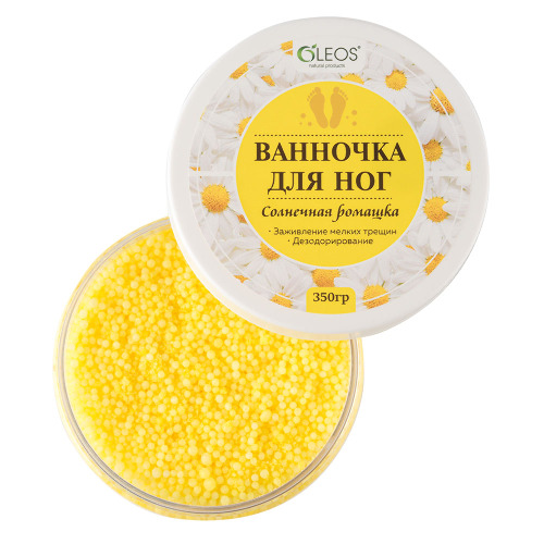 Oleos ванночка для ног солнечная ромашка 350 гр