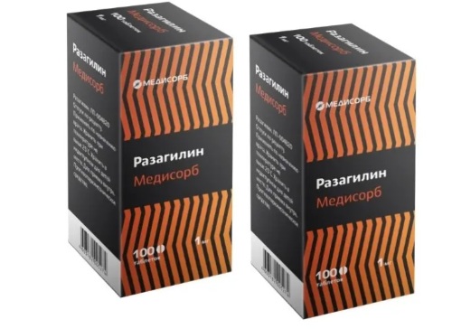 Набор из 2х уп. Разагилин Медисорб таб 1мг №100 - со скидкой 10%