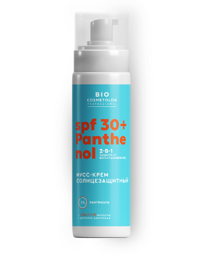 Fito косметик bio cosmetolog professional мусс-крем солнцезащитный spf30+ 150 мл