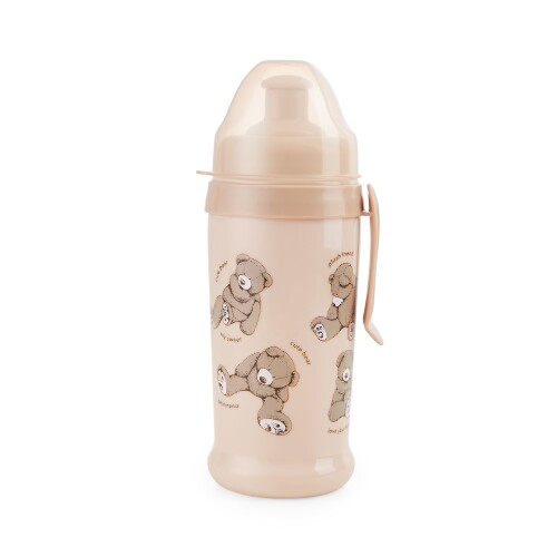 Купить Happy baby поильник с прищепкой feeding cup 360 мл 12+/мишка цена