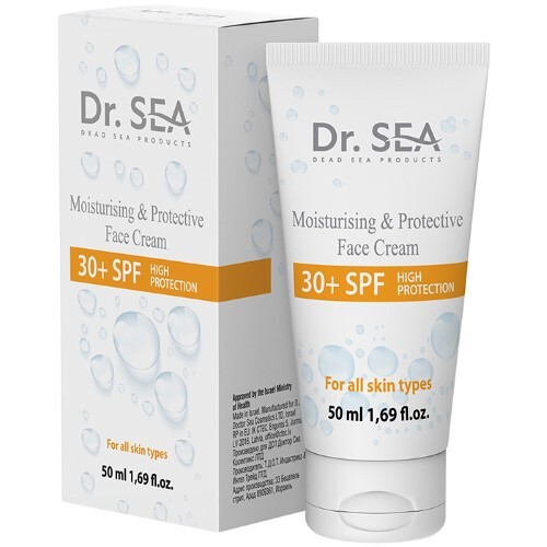 Купить Dr sea крем увлажняющий и защитный 30+ spf 50 мл цена