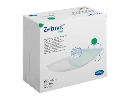 ПОВЯЗКА СУПЕРАБСОРБИРУЮЩАЯ СТЕРИЛЬНАЯ ZETUVIT PLUS