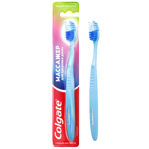 Colgate массажер средней жесткости зубная щетка