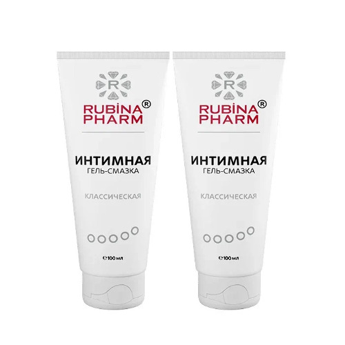 Набор 1+1 со скидкой: Rubinapharm гель-смазка интимная классическая