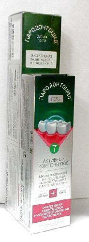 Купить ПАРОДОНТОЦИД ГЕЛЬ Д/ГИГИЕН РТА 15МЛ +ЗУБ ПАСТА 50МЛ /ПРОМО/ цена
