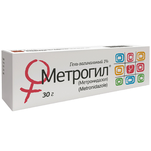Метрогил 1% гель вагинальный 30 гр