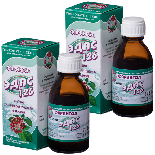 Набор ЭДАС - 126 Фарингол со скидкой 40% на вторую упаковку