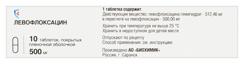 ЛЕВОФЛОКСАЦИН