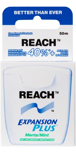Купить Reach зубная нить пропитанная воском с мятным вкусом 50 м цена