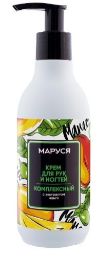 Купить Маруся крем для рук и ногтей комплексный с экстрактом манго 250 мл цена