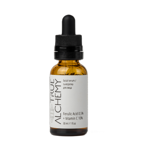 True alchemy сыворотка для лица ferulic acid 0,5%+vitamin c 10% 30 мл