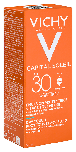Vichy capital ideal soleil эмульсия матирующая для лица spf30 50 мл