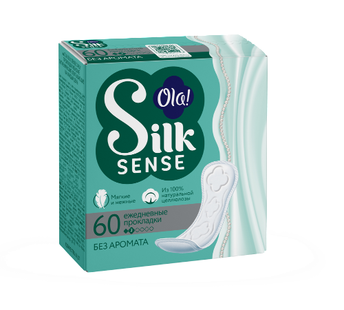 Ola silk sense прокладки ежедневные daily без аромата 60 шт.