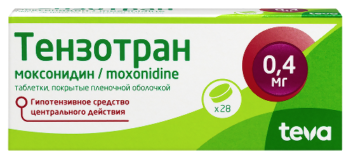 Купить Тензотран 0,4 мг 28 шт. таблетки, покрытые пленочной оболочкой цена