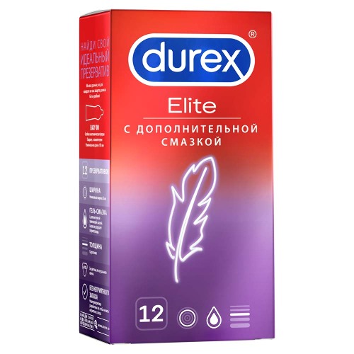 Durex презервативы elite 3 шт. - цена 335 руб., купить в интернет аптеке в Казани Durex презервативы elite 3 шт., инструкция по применению