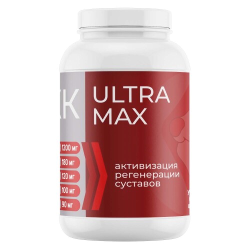 ГЛЮКОЗАМИН-ХОНДРОИТИНОВЫЙ КОМПЛЕКС УЛЬТРА МАКСИМУМ ГХК ULTRA MAX