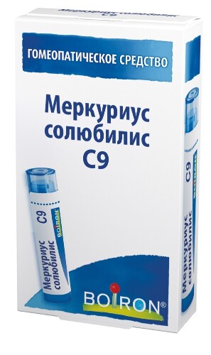 Купить Меркуриус солюбилис c9 гомеопатический монокомпонентный препарат минерально-химического происхождения 4 гр гранулы гомеопатические цена