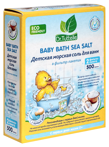 Dr tuttelle соль для ванн морская детская 500 гр