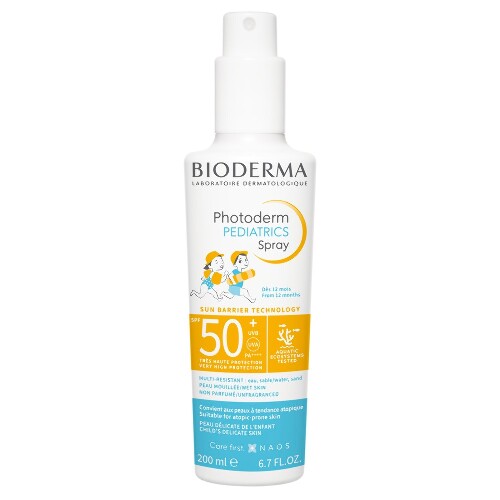 Купить Bioderma photoderm спрей солнцезащитный детский pediatrics spf 50+ 200 мл цена