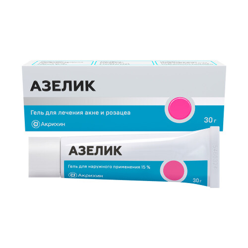 Азелик 15% гель для наружного применения 30 гр