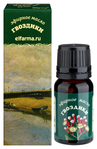 Elfarma масло эфирное гвоздика 10 мл в индивидуальной упаковке