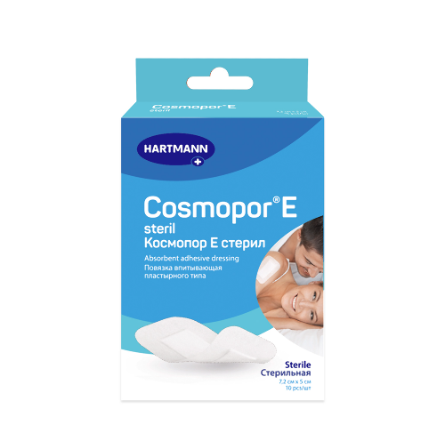 Купить Повязка cosmopor e steril/космопор е стерил 7,2х5 см 10 шт. впитывающая пластырного типа стерильные цена