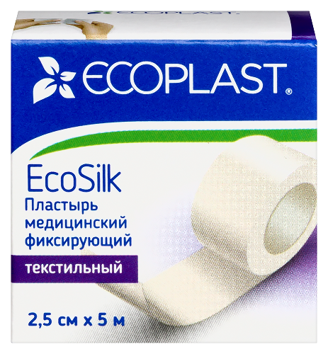 ECOPLAST ПЛАСТЫРЬ ECOFIX МЕДИЦИНСКИЙ ФИКСИРУЮЩИЙ ТКАНЫЙ