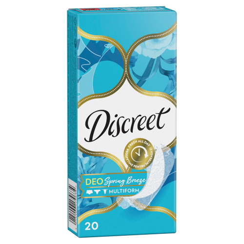 DISCREET DEO MULTIFORM ВЕСЕННИЙ БРИЗ ЕЖЕДНЕВНЫЕ ГИГИЕНИЧЕСКИЕ ПРОКЛАДКИ