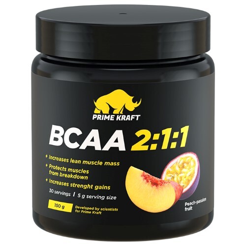 Bcaa 2:1:1 со вкусом персик-маракуя 150 гр/банка