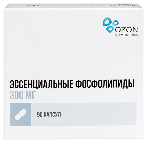 Эссенциальные фосфолипиды 300 мг 90 шт. капсулы