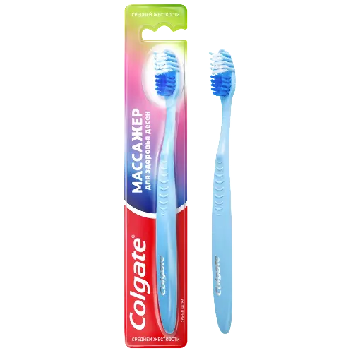 Colgate массажер средней жесткости зубная щетка